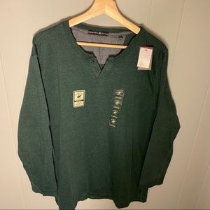 Beverly Hills Polo Club Long Sleeve Men’s Henley